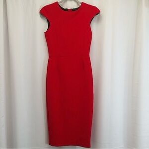 Zara Red Midi Dress